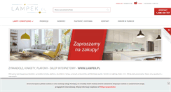 Desktop Screenshot of lampek.pl